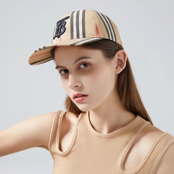 burberry TB check baseball cap - Picture 1 of 6
